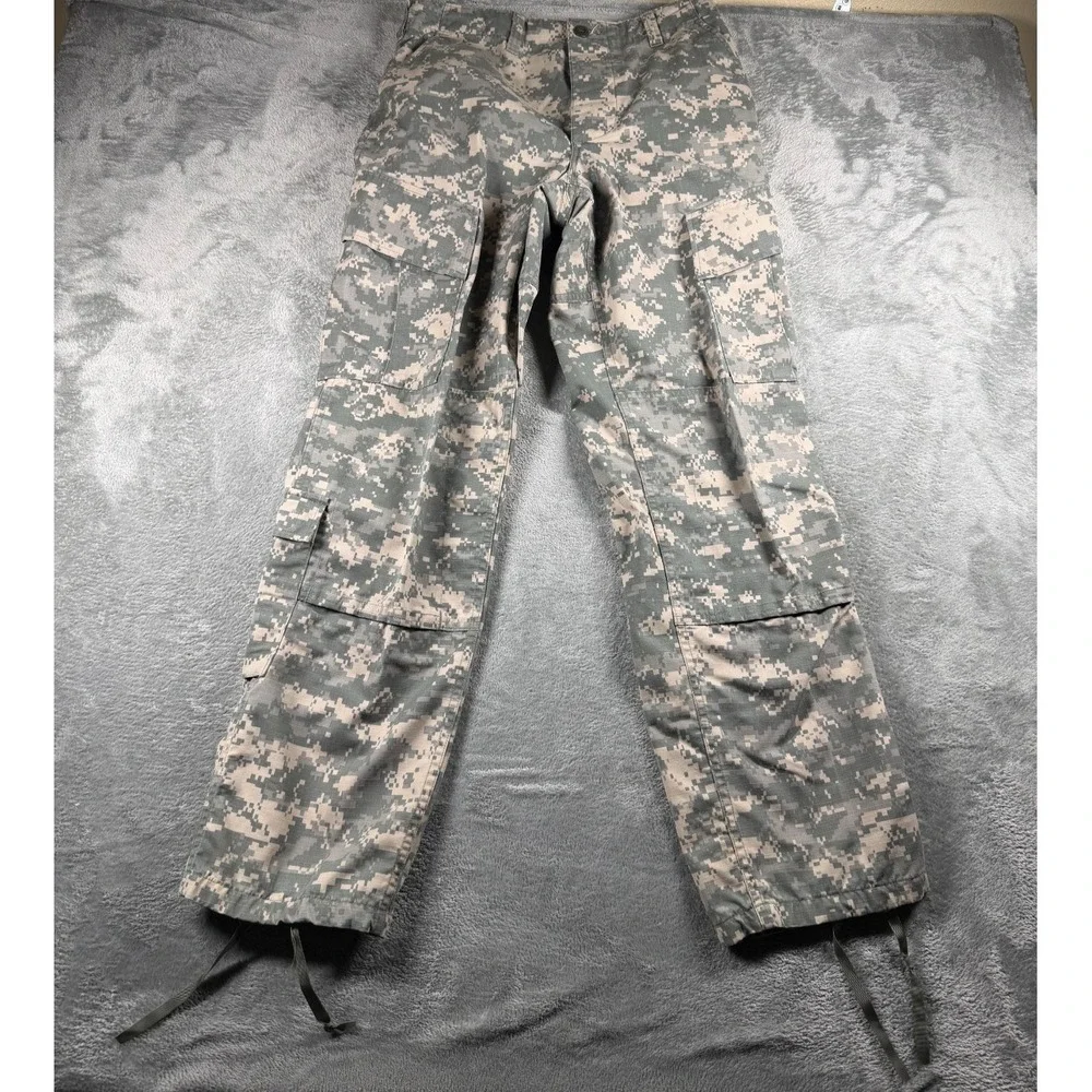 US Army ACU UCP Digital Camo Combat Cargo Pants Large Regular Military Issue